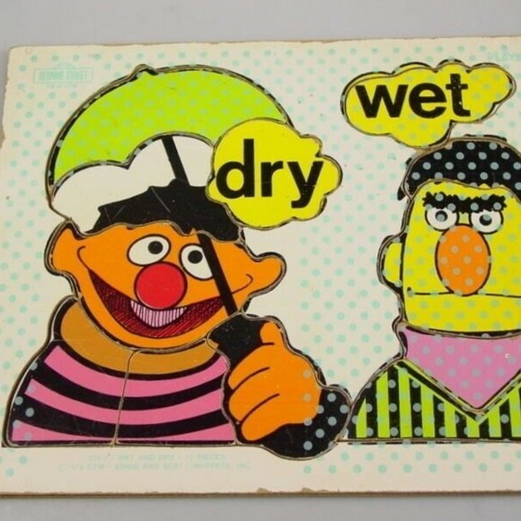 Sesame Street Muppets Bert Ernie board puzzle Play - Picture 5 of 8